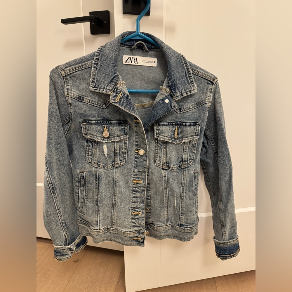 Zara Blue Denim Jacket
